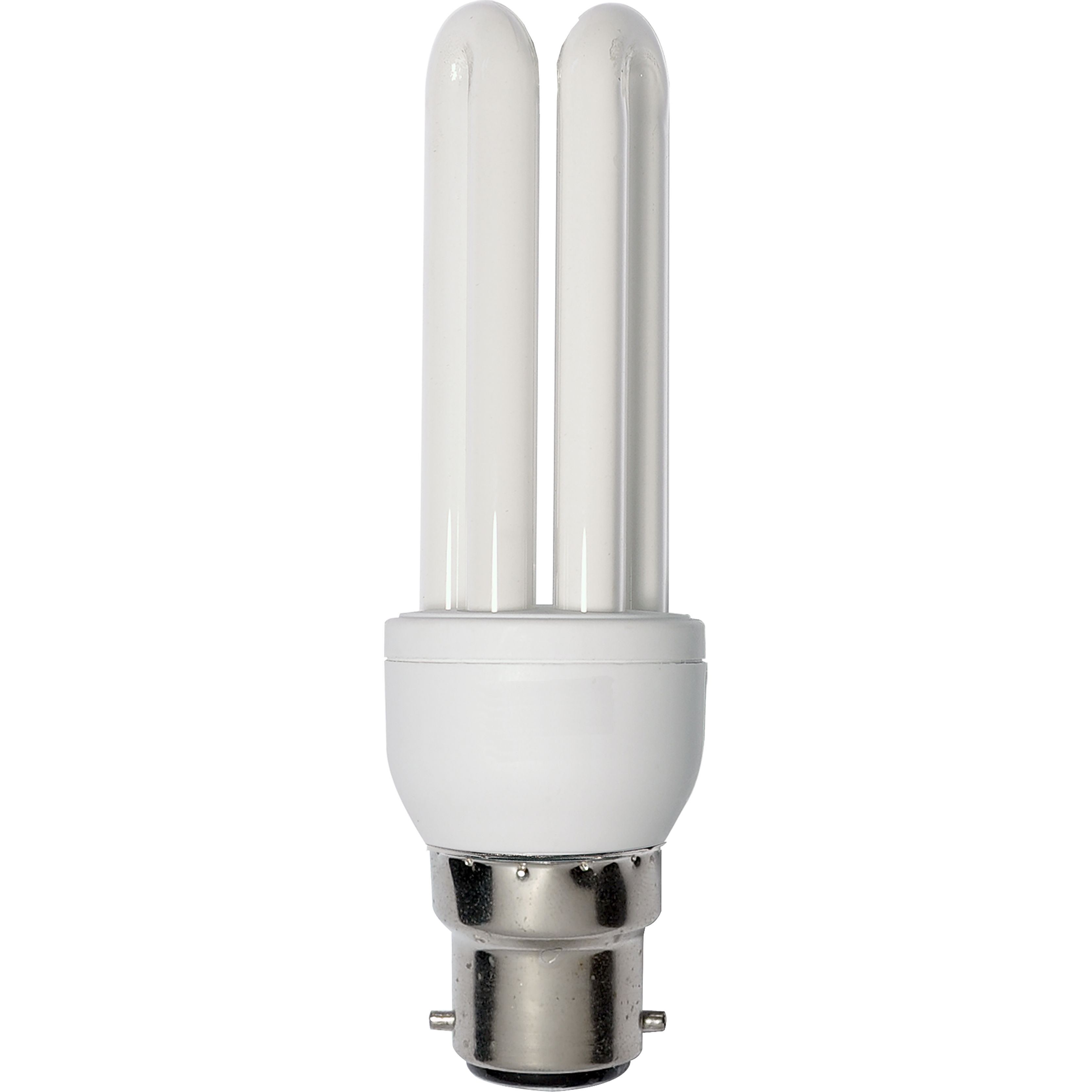 Ampoule FLC Mini 2U 2700K 535L 11W B22 - Cx3