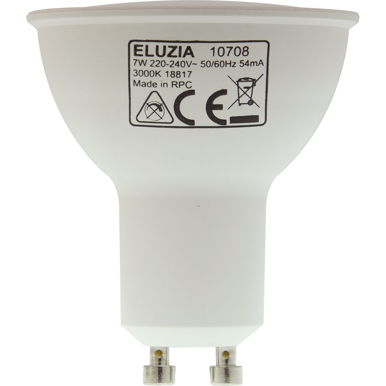 Ampoule LED SMD PAR16 4000K 7W 560L GU10 100°