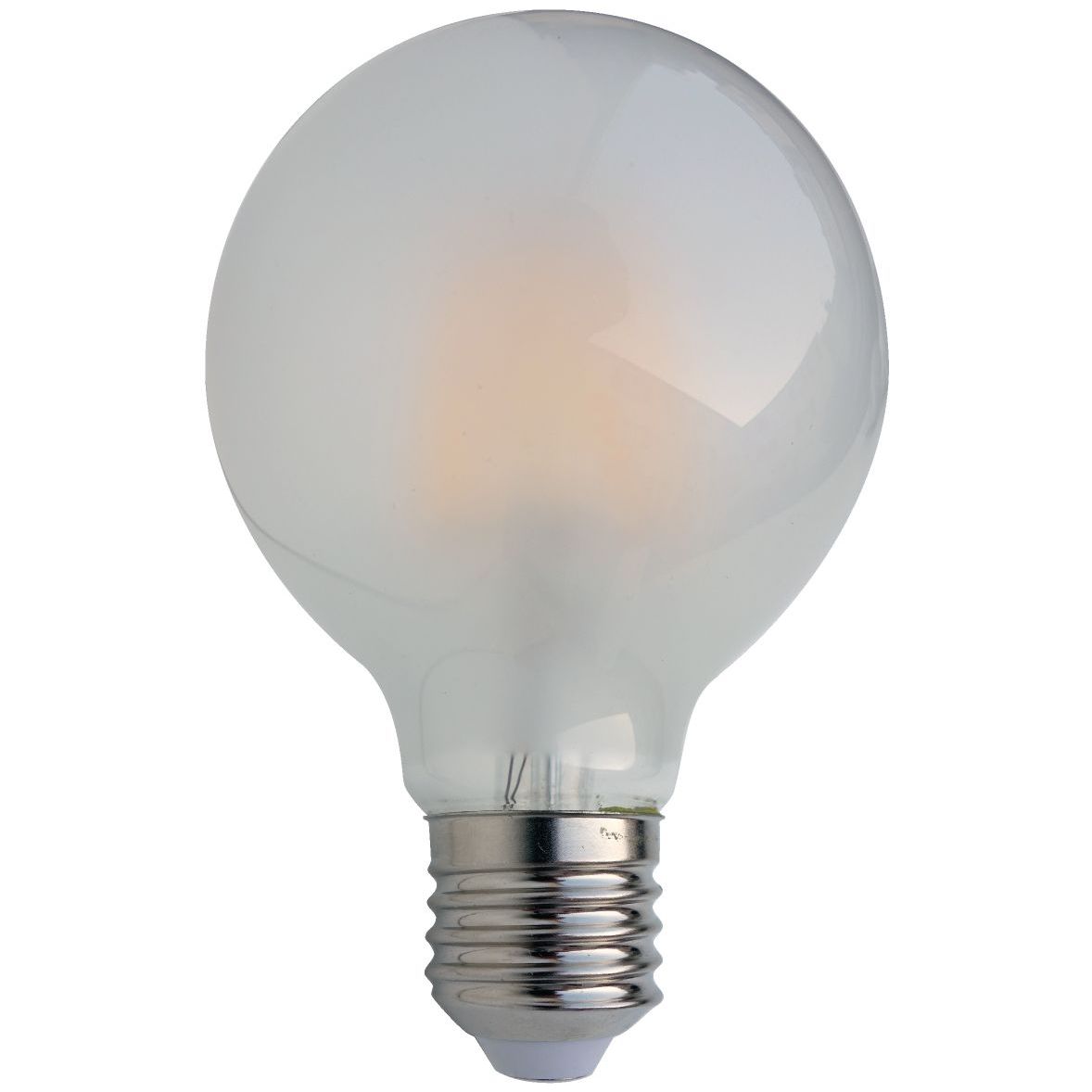 Ampoule LED Fil. Globe G80 dépolie 3000K 800L 8W E27