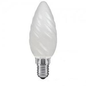 Ampoule LED Fil. Flamme opaque torsadée 3000K 4W 320L E14