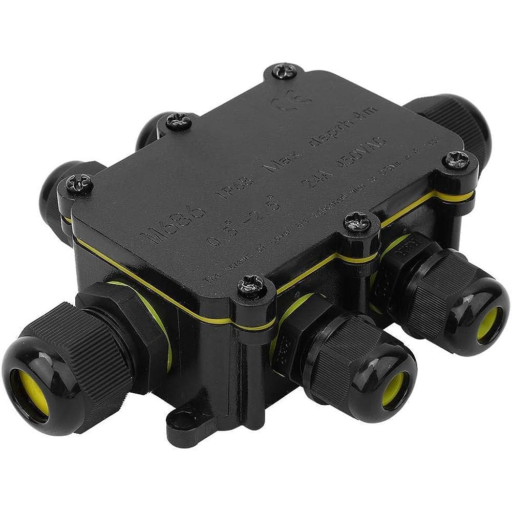 Connecteur 6 sorties IP68 section câble 5-9 mmm