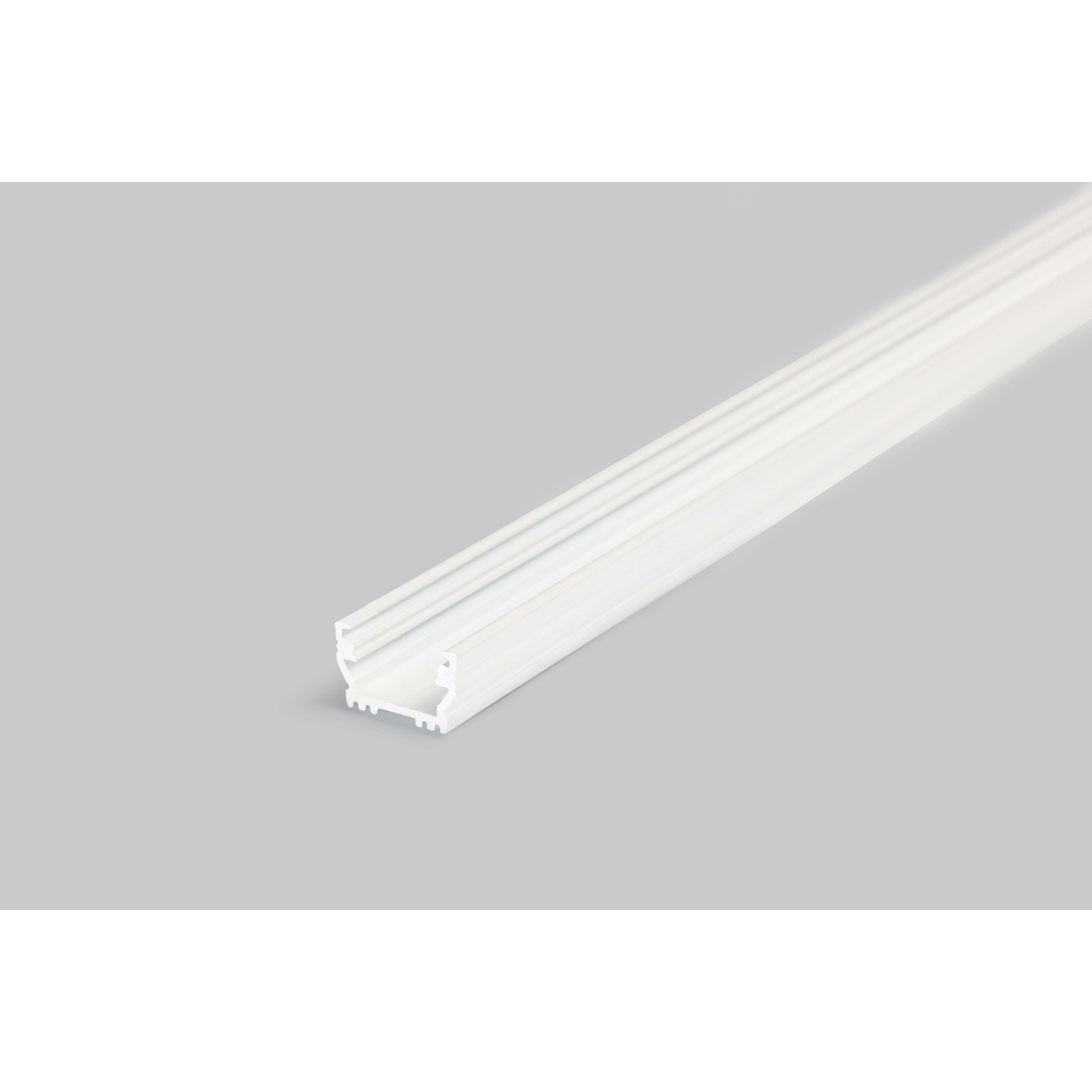 Profilé LED UNI12 /2m alu laqué blanc (BCD / U)