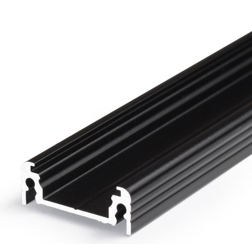 Profilé LED SURFACE14 /2m -alu anodisé noir (EF/TY)
