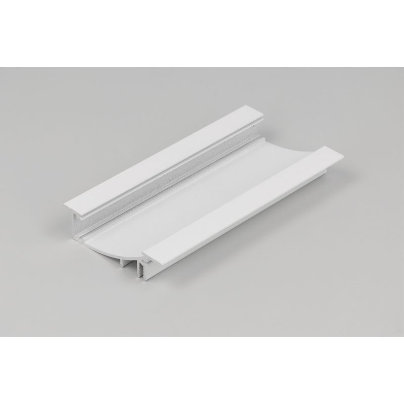 Profilé LED FLAT8 /2m alu laqué blanc (H/UX)