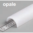 Diffuseur clips D /2mx19,4mm opale