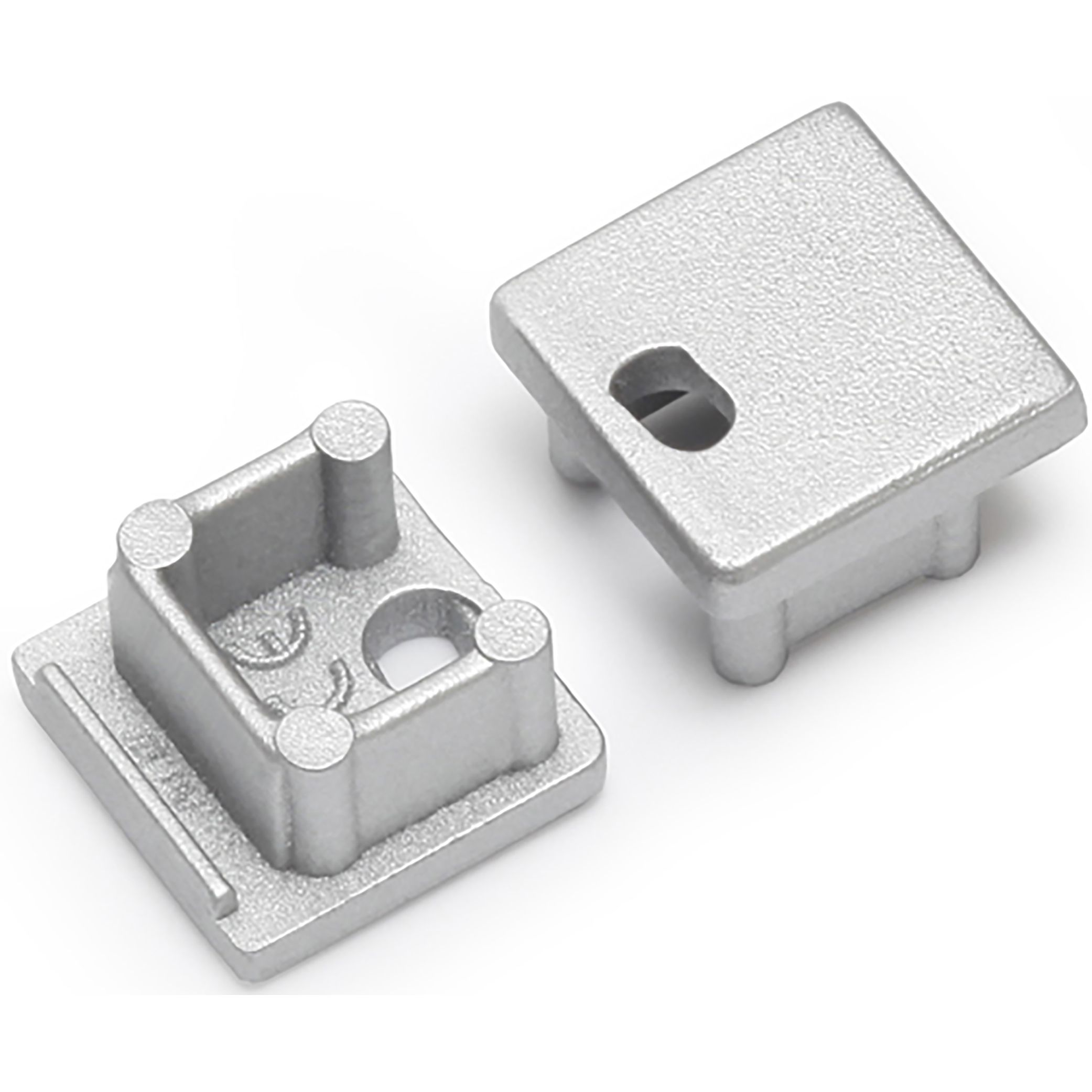 Terminaison SMART10 argent + passage de câble (set de 2)