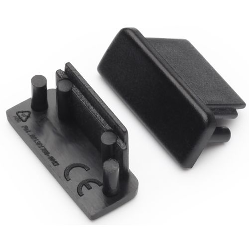 Terminaison SURFACE10 noir (set de 2)