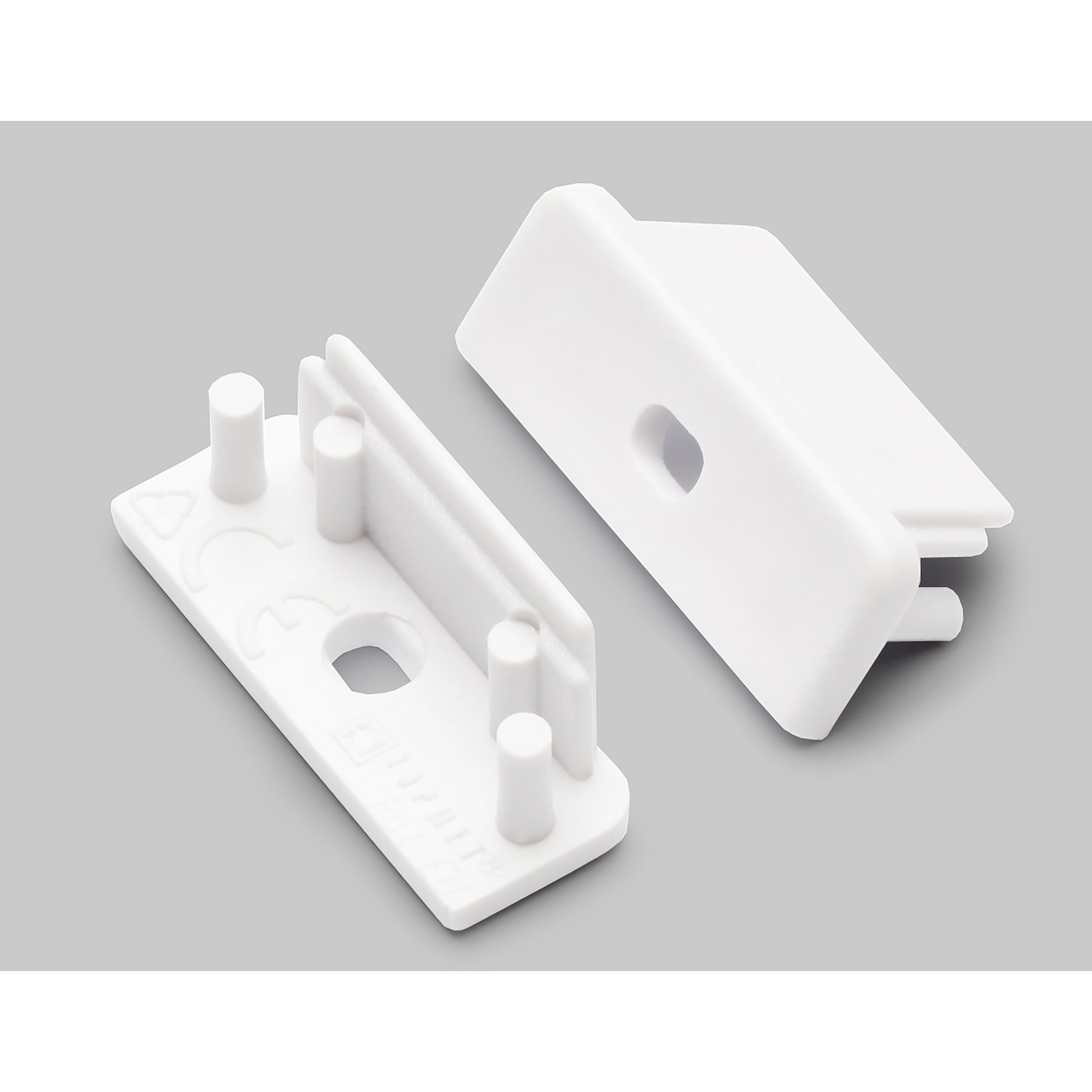 Terminaison SURFACE14 blanc + passage de câble (set de 2)