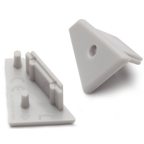 Terminaison CORNER10 gris (set de 2)