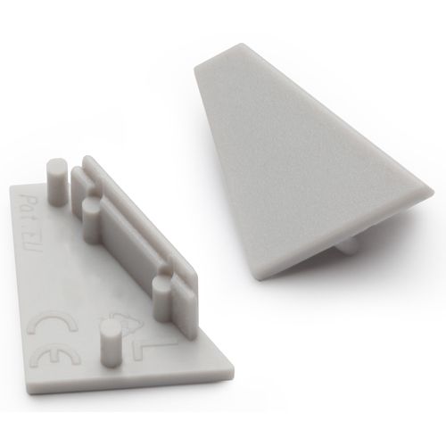 Terminaison CORNER14 gris (set de 2)
