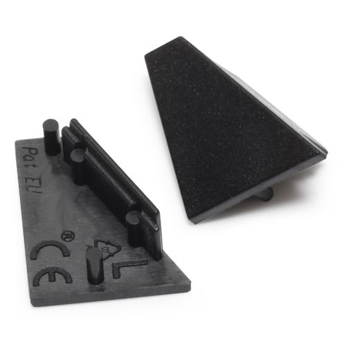 Terminaison CORNER14 noir (set de 2)