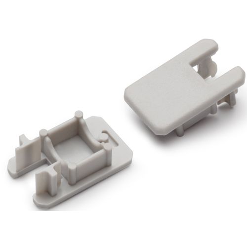 Terminaison passage de cable MIKRO-LINE12 gris (set de2)