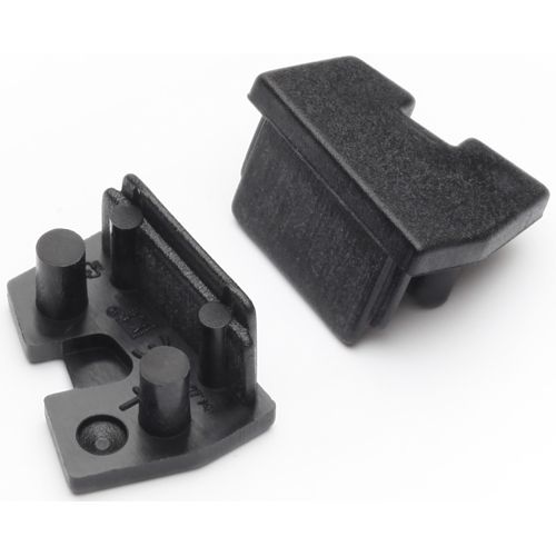 Terminaison EDGE10 noir + passage de câble (set de2)