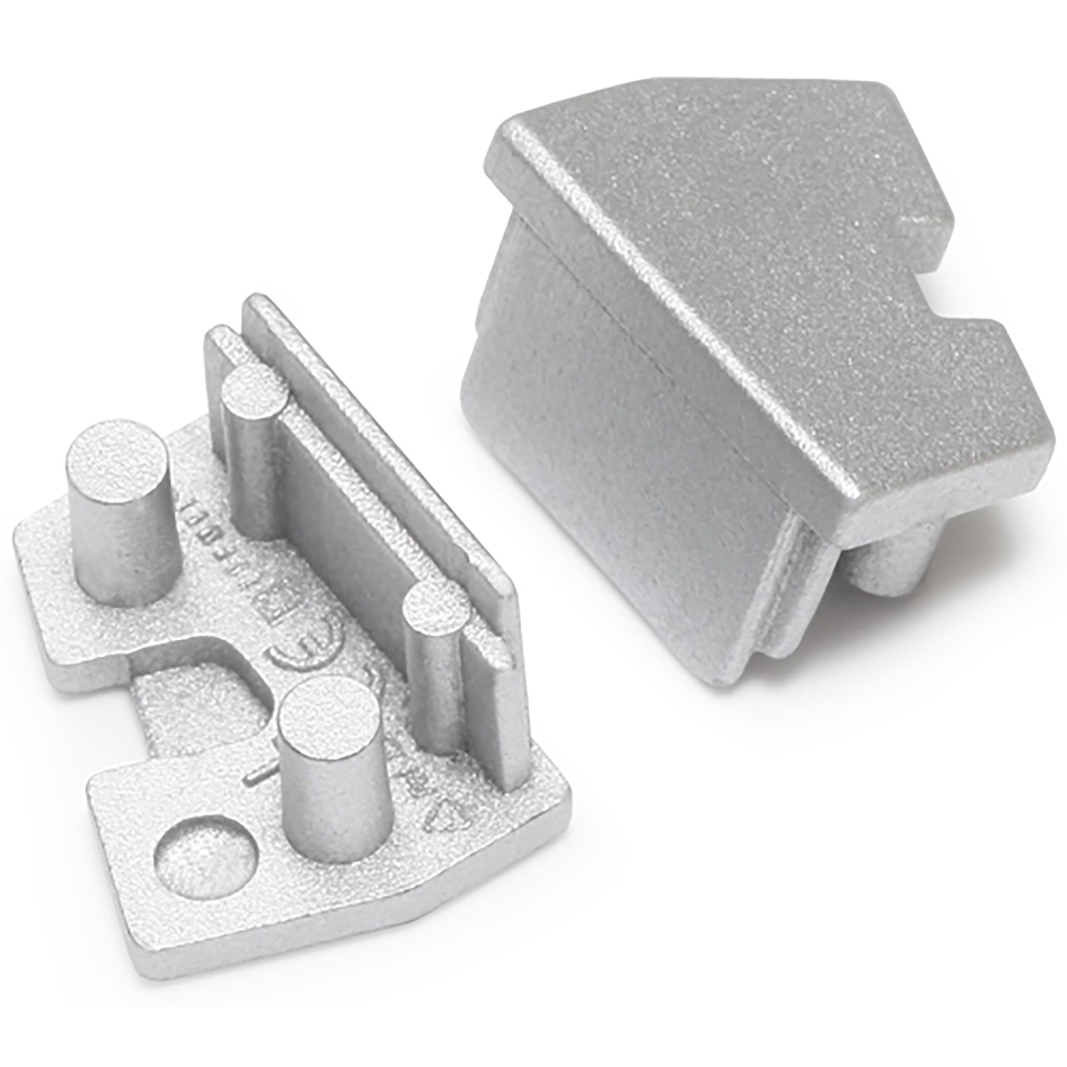 Terminaison EDGE10 argent + passage de câble (set de2