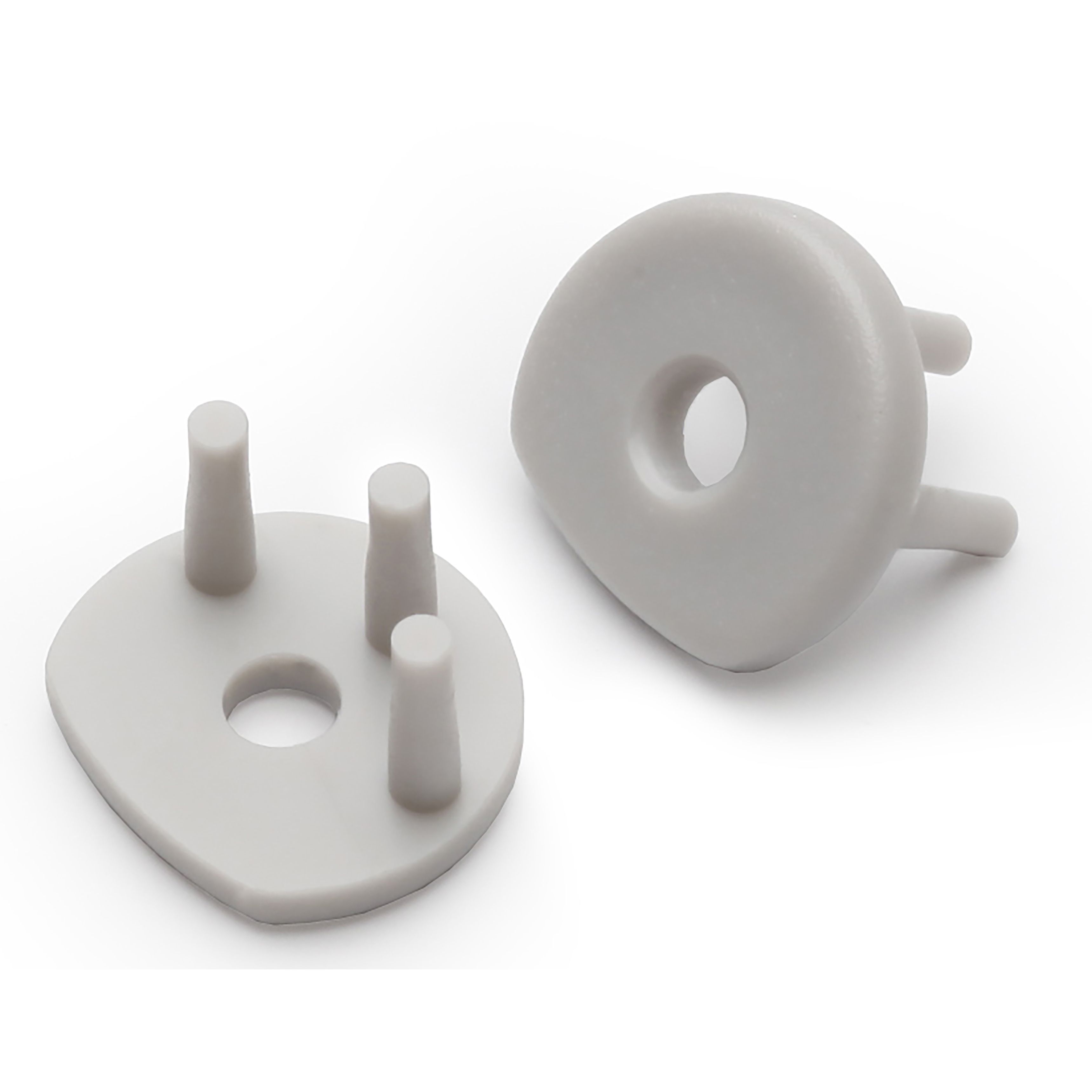 Terminaison PEN8 gris + passage de câble (set de 2)