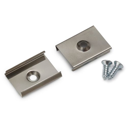 Support U de fixation flexible percage conique inox (set de 2)