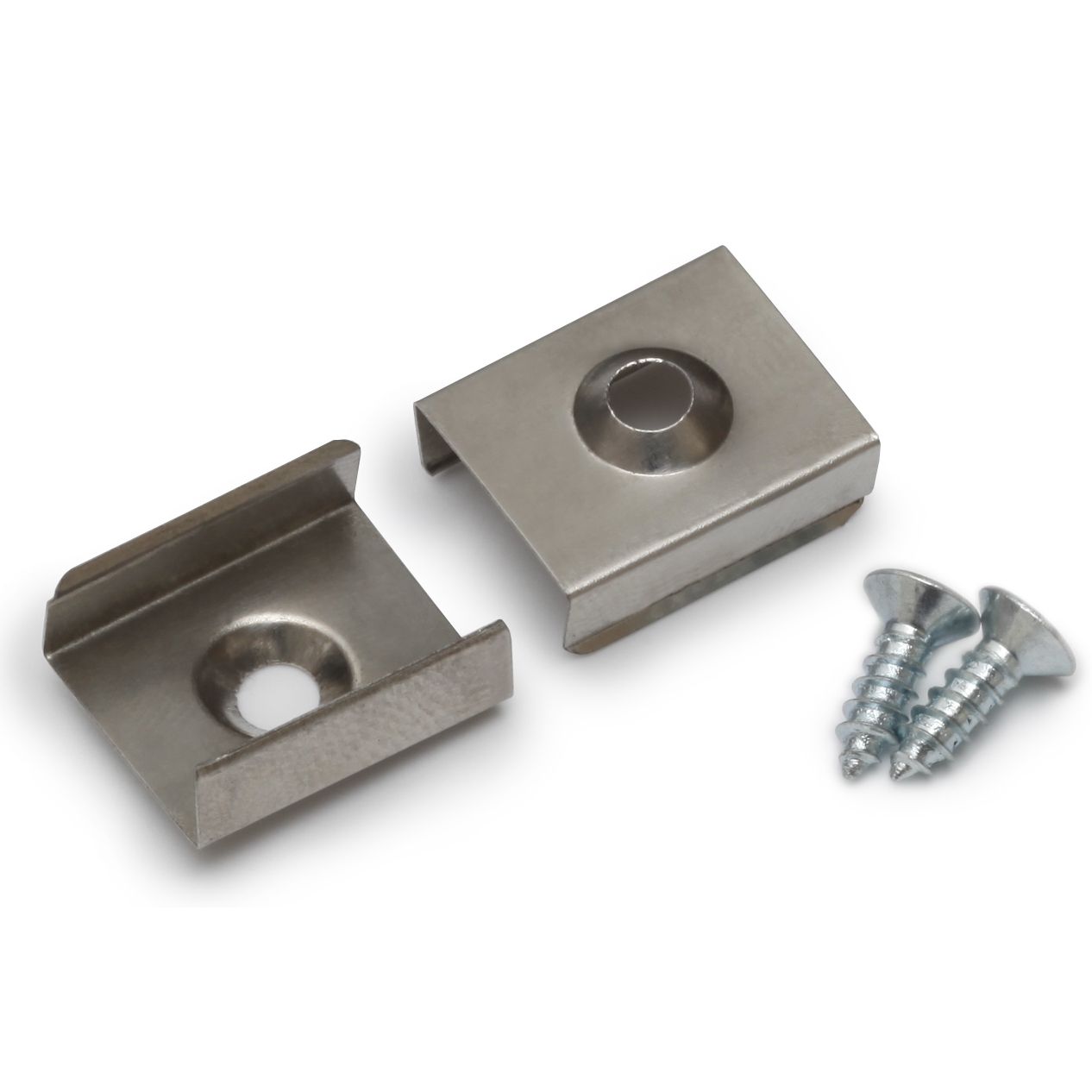 Support de fixation Z flexible percage conique inox