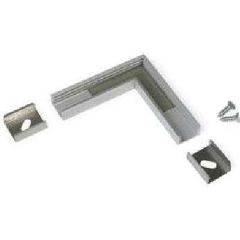 Connecteur L 90° pour profilé SLIM8 blanc (set de 2)