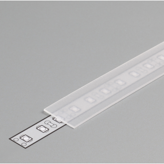 Diffuseur plat H /2mx15,4 dépoli