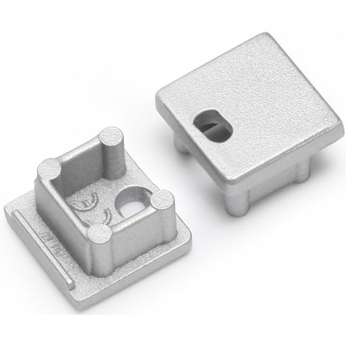 Terminaison SMART-IN10 argent passage de câble (set de 2)