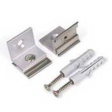 Support de fixation U5 équerre argent (set de 2)