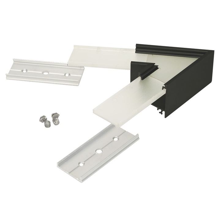 Raccord LINEA20 60°noir