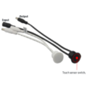 Interrupteur sensitif à encastrer on/off - dimmable - 12/24V - Câble 15cm