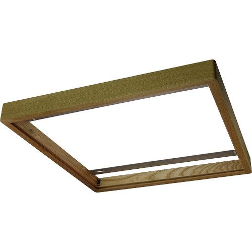 Cadre en bois 600x600 pour panel - Frêne