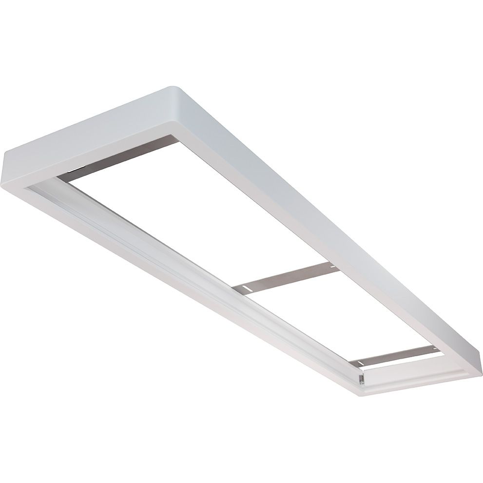 Cadre en bois 300x1200 pour panel - Laqué blanc