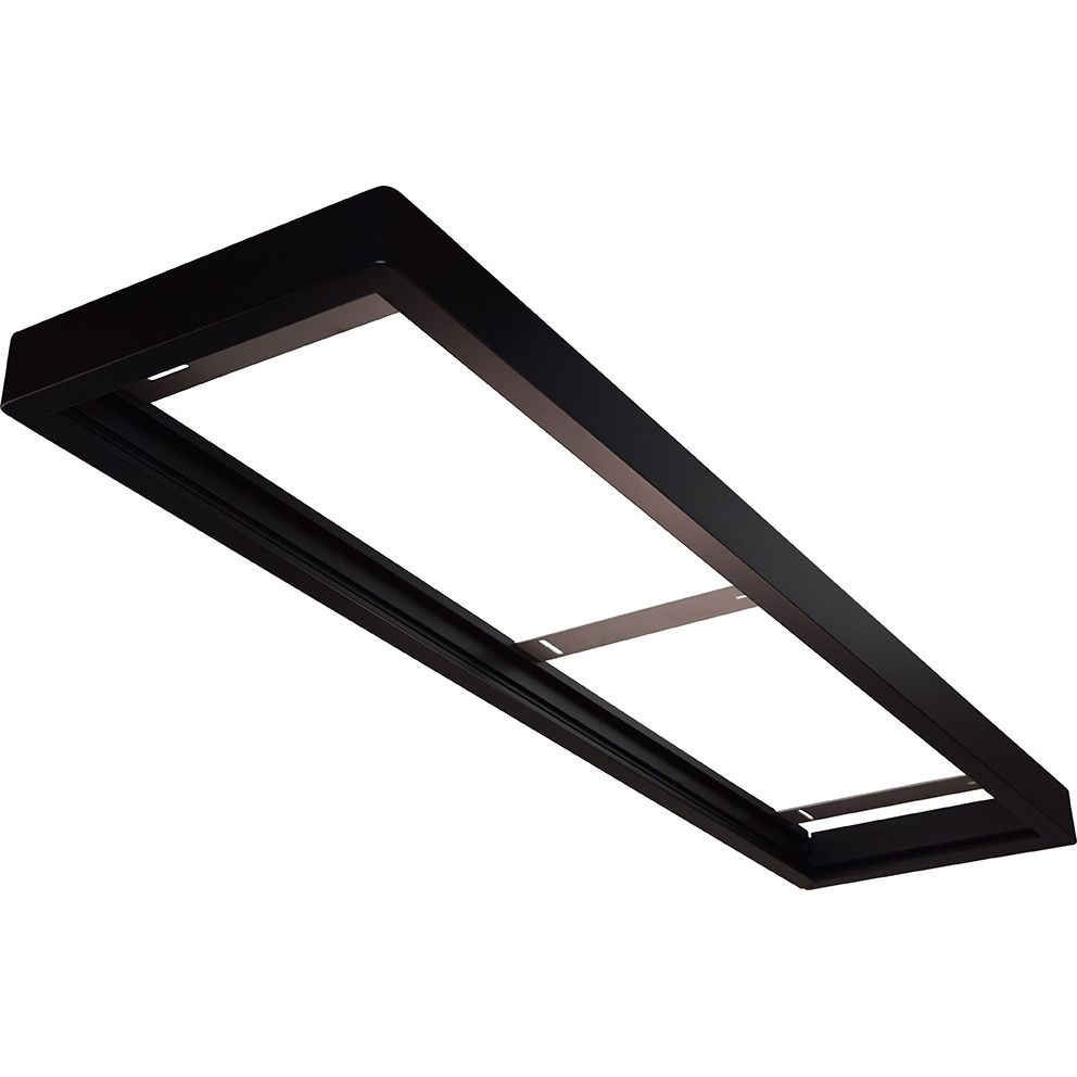 Cadre en bois 300x1200 pour panel - Laqué noir