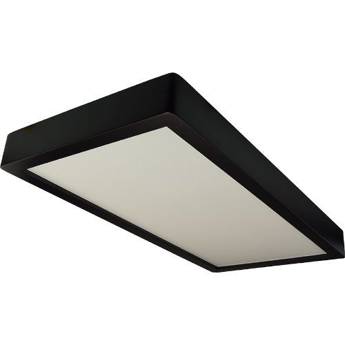 Cadre en bois 300x600 + panel 42360 - Laqué noir