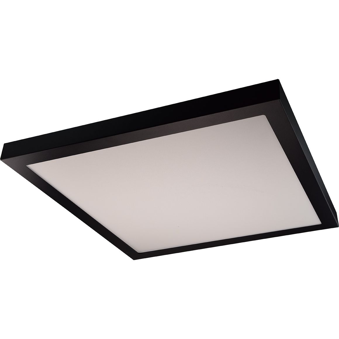 Cadre en bois 600x600 + panel 42650 - Laqué noir