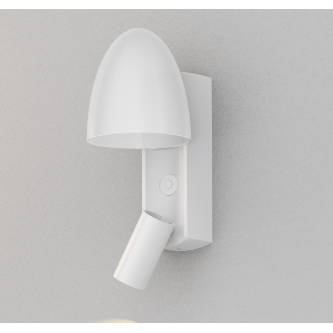 Liseuse LED double fonction 3W 3000K blanc WL13