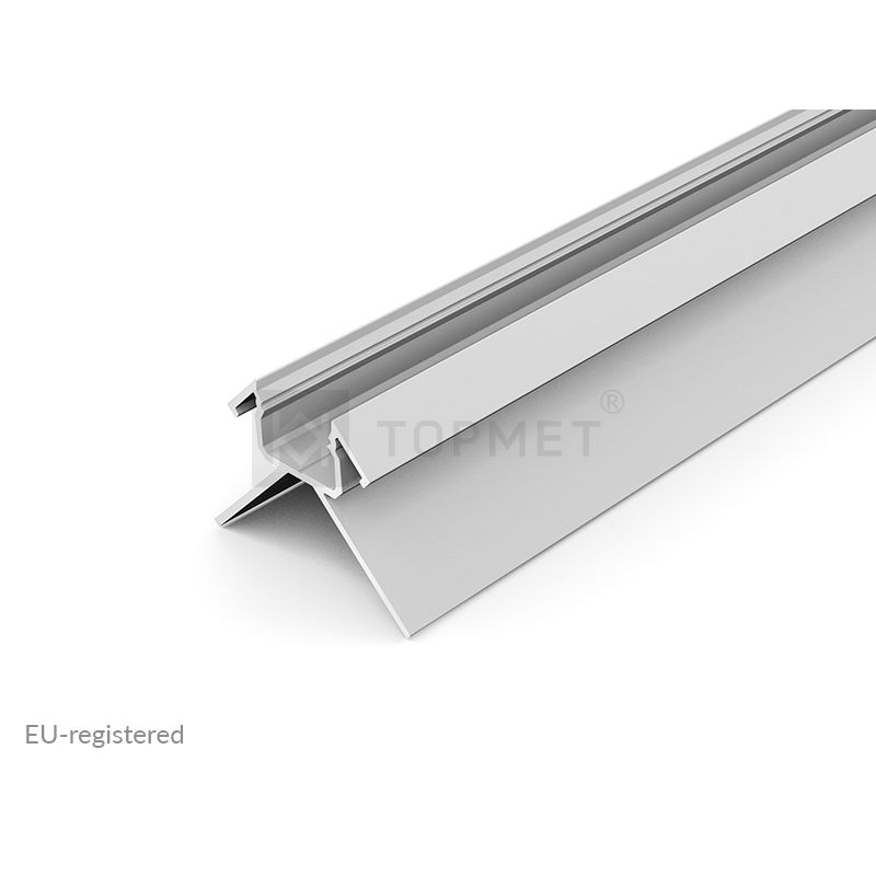 Profilé LED UNI-TILE12 /2M50 alu anodisé (90° C)