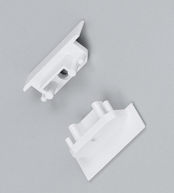 Terminaison GROOVE10.v2 with hole blanc (set x2)