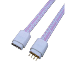 Plug blanc mâle et femelle 4 broches 10 mm 24V/3A