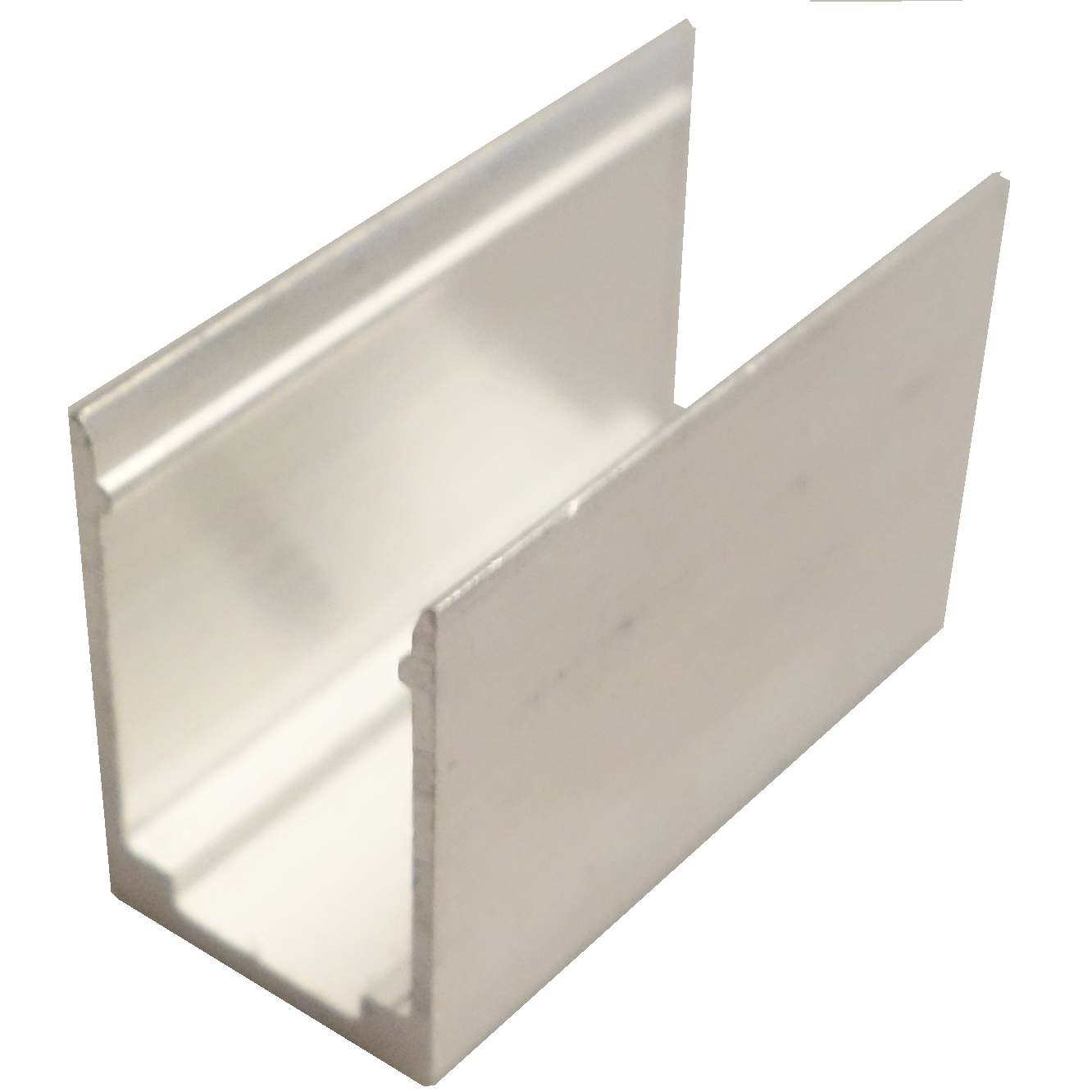 Support de fixation aluminium pour neon flex - U 12x30xh20