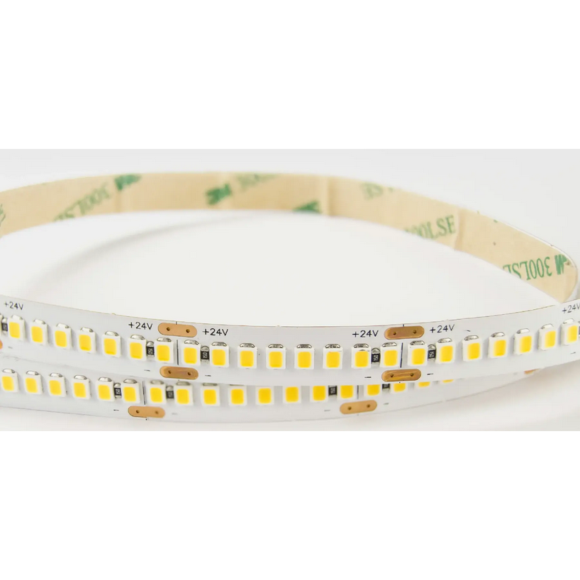 Strip LED IP20 SMD2835 9,6W/m 3000K 24V 180LED/m 10mm IRC80 - 5M - Classe A
