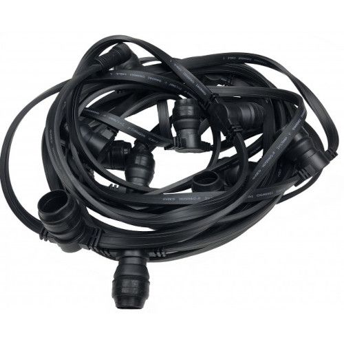 Câble plat HO5NH2-F 2x1,5mm /100m - 120 douilles E27