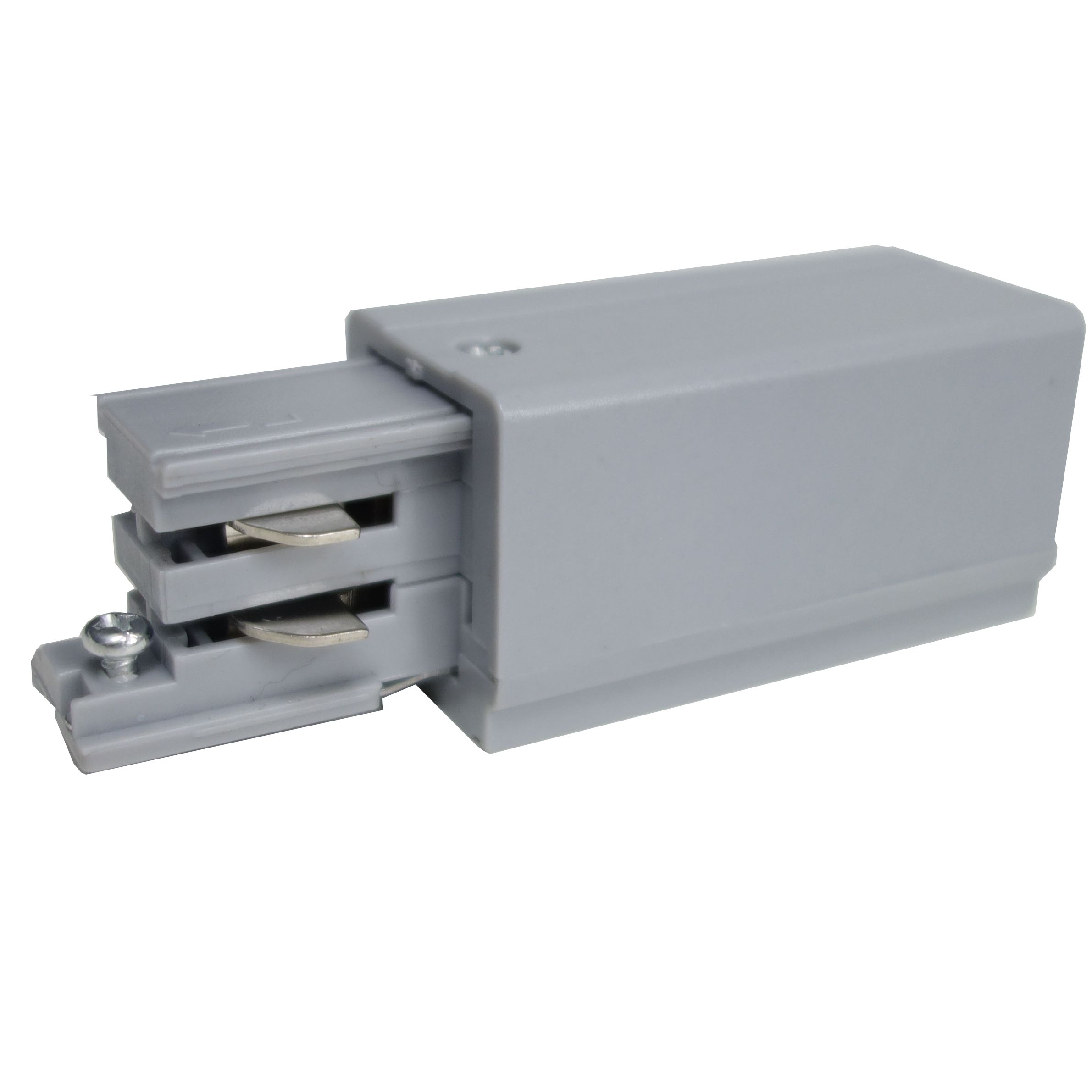 Connecteur rail 3 phases GRIS XTS11 DROIT