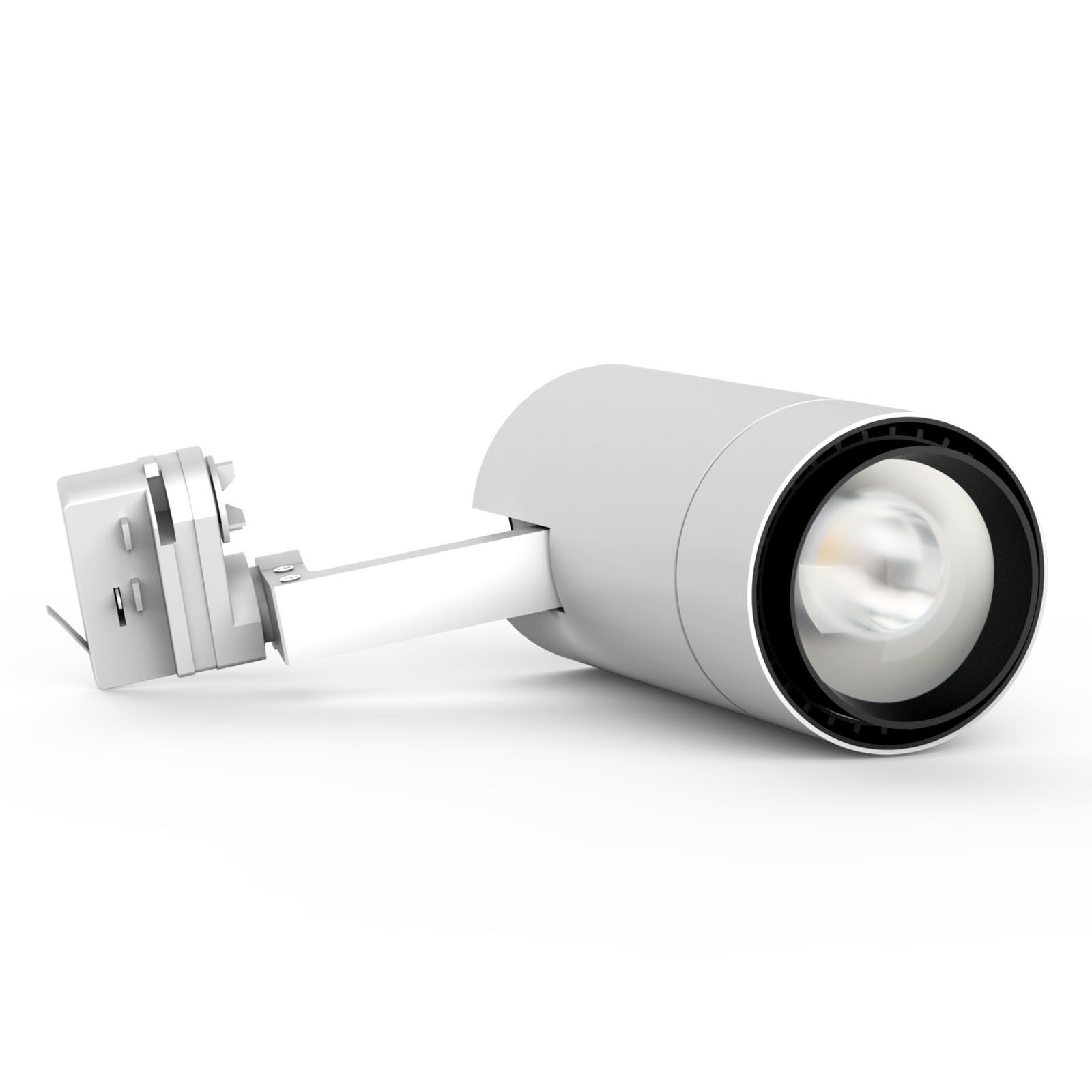 Projecteur blanc LED COB 3 phases sur rail 35W 3720L 5000K 10-60° IRC80