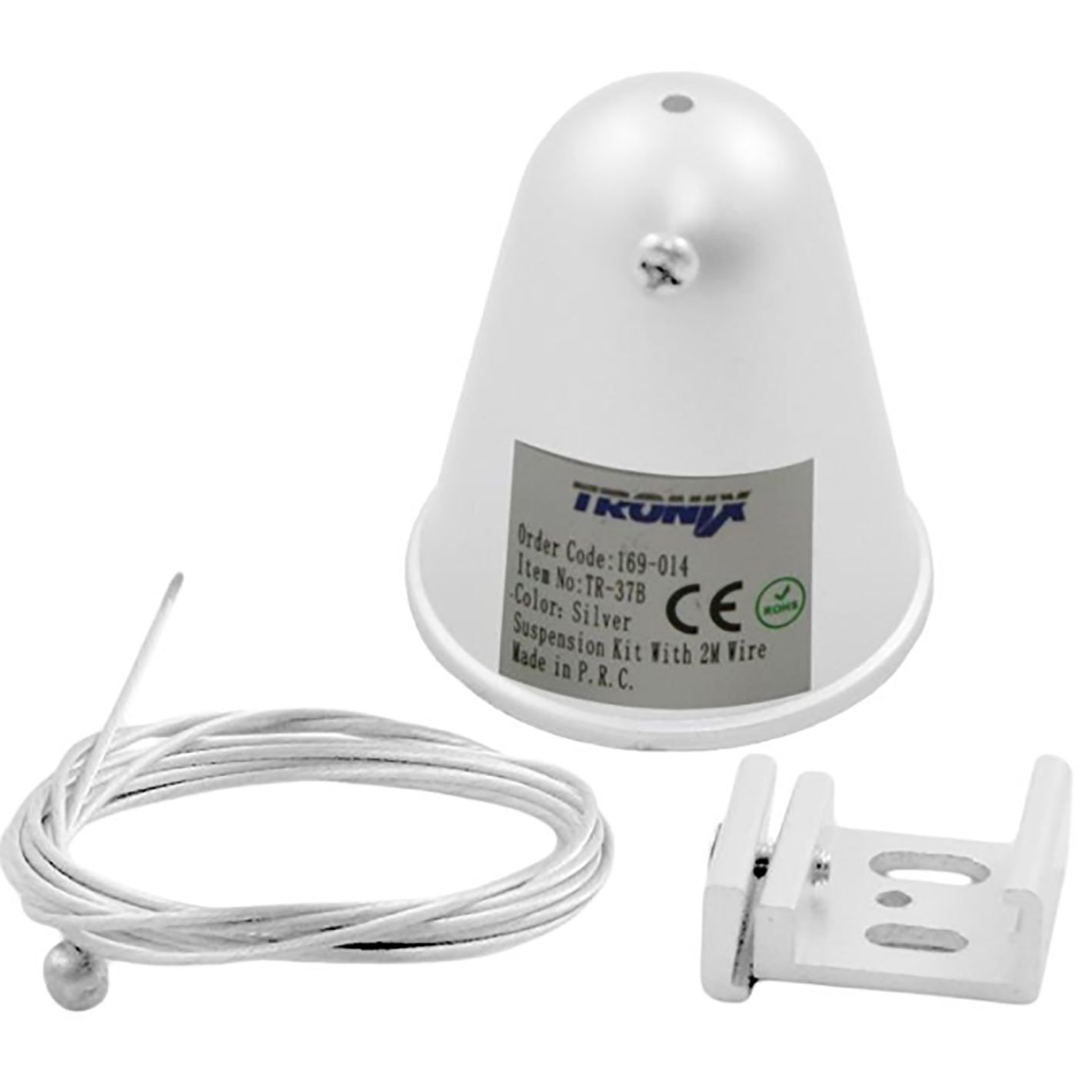 Kit de suspension pour rail 3 phases Blanc