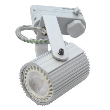 Spot pour rail 3 phases GU10 couleur blanc