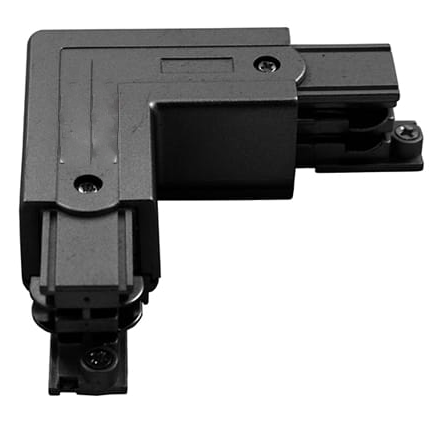 Connecteur - L - rail 3 phases extérieur Noir XTS35