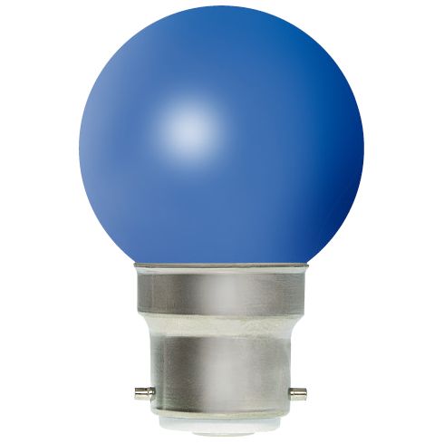 Ampoule guirlande LED SMD Ronde B22 1W Bleue