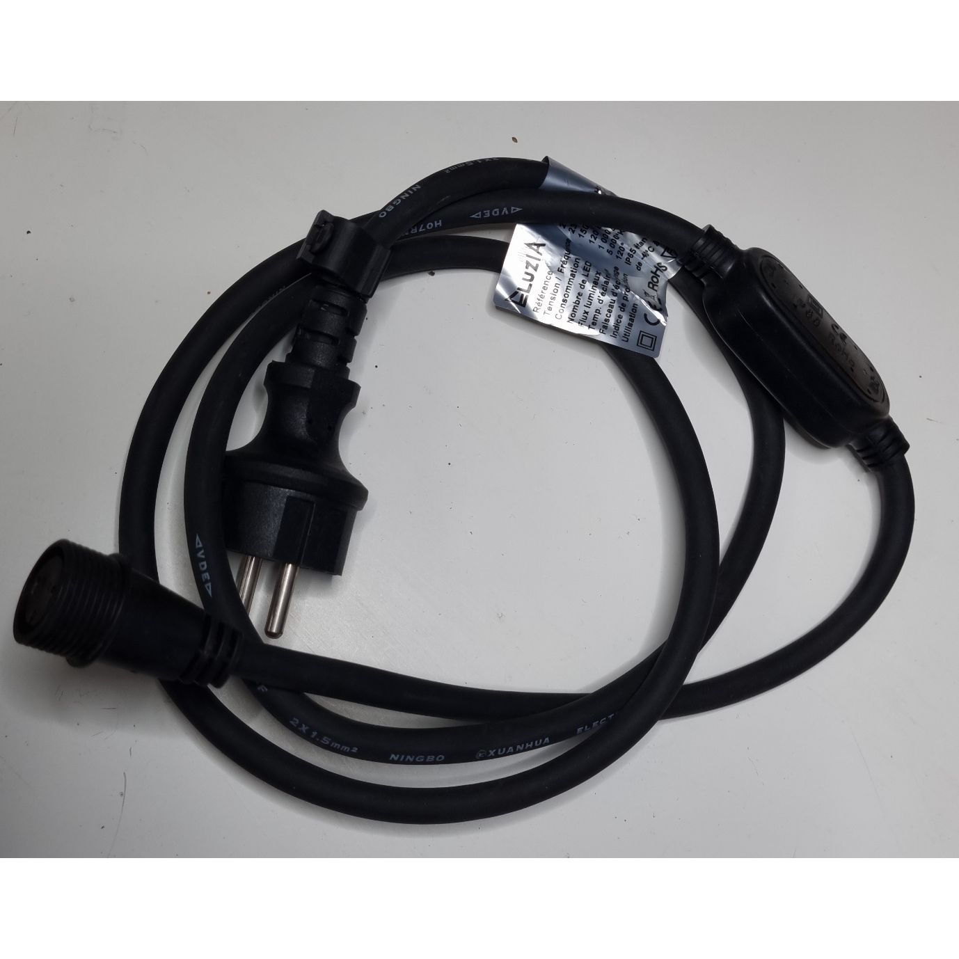 Ruban LED 220V prise supplémentaire