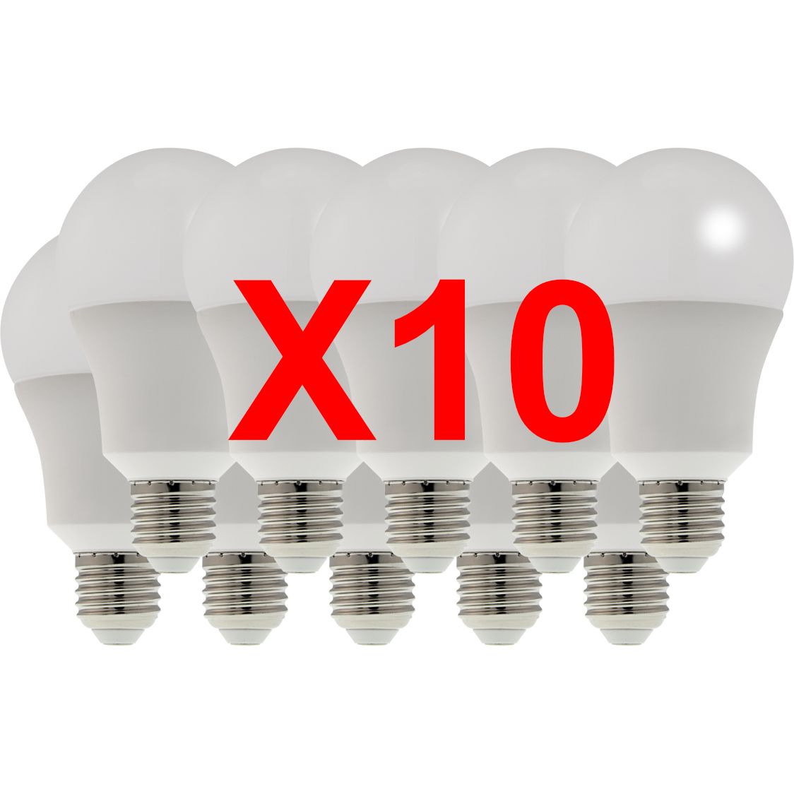 Ampoule LED SMD Std opale 3000K 9W 806L E27 -Bx10
