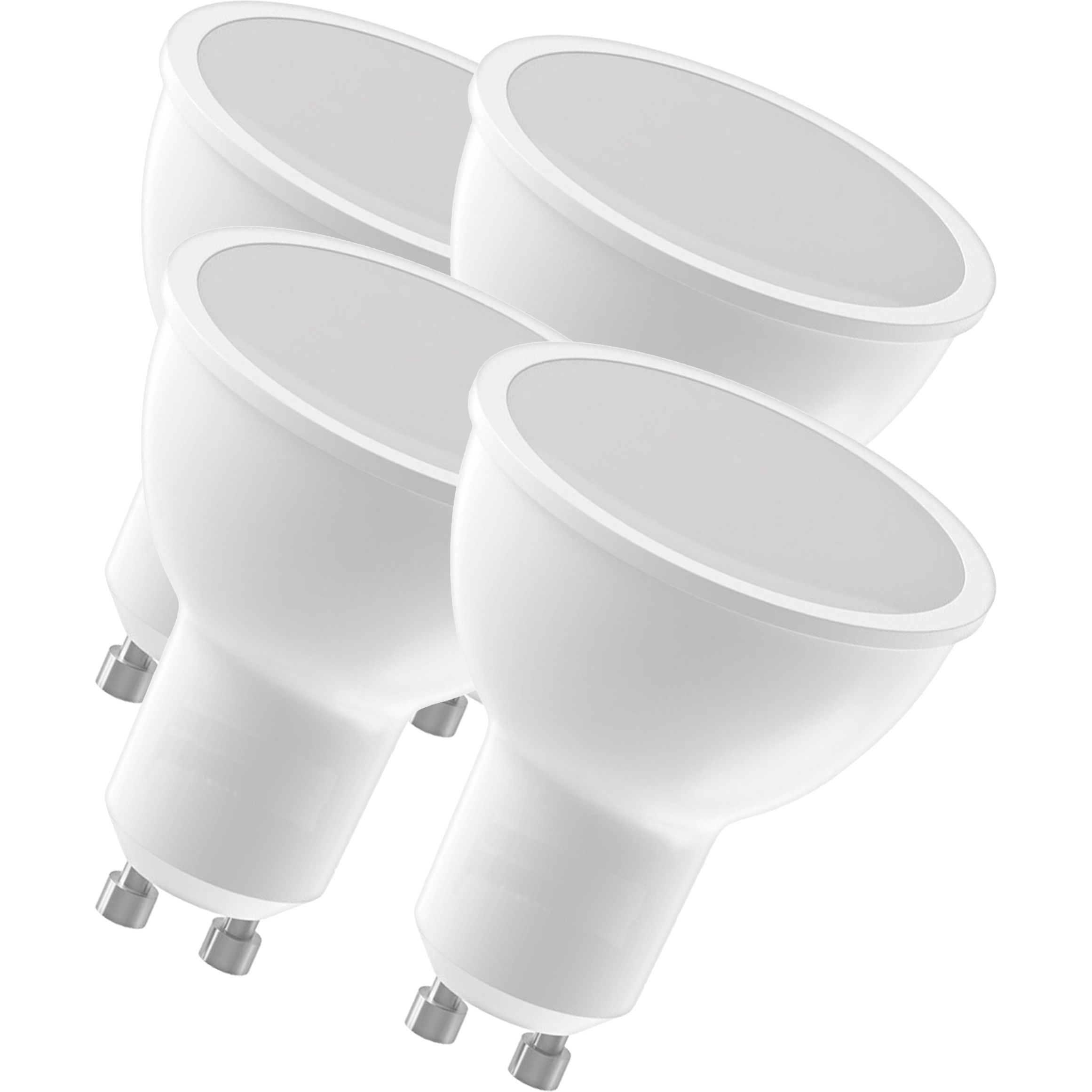 Ampoule LED SMD PAR16 3000K 6W 500L GU10 100° -Bx4