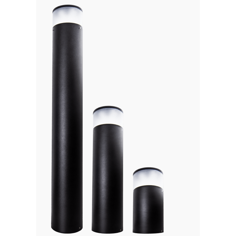 Potelet Noir ø115mm - 20cm