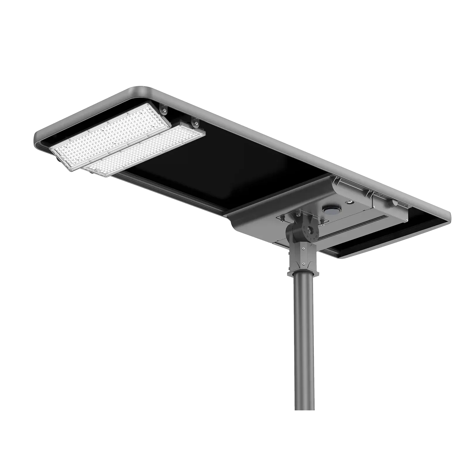 Candelabre solaire SL01-60 3000K+CCT - 11700Lm - 60W - IP66